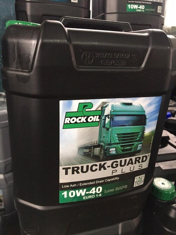 Моторне Мастило для Вантажних Автомобілів Rock Oil Truck Guard Plus LS 10W40, 20л